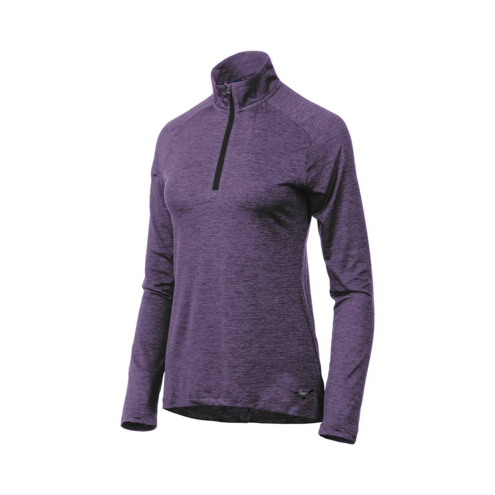 Damske Treningove Oblecenie Mizuno Alpha Half Zip Nachový Vypredaj JZHA56478